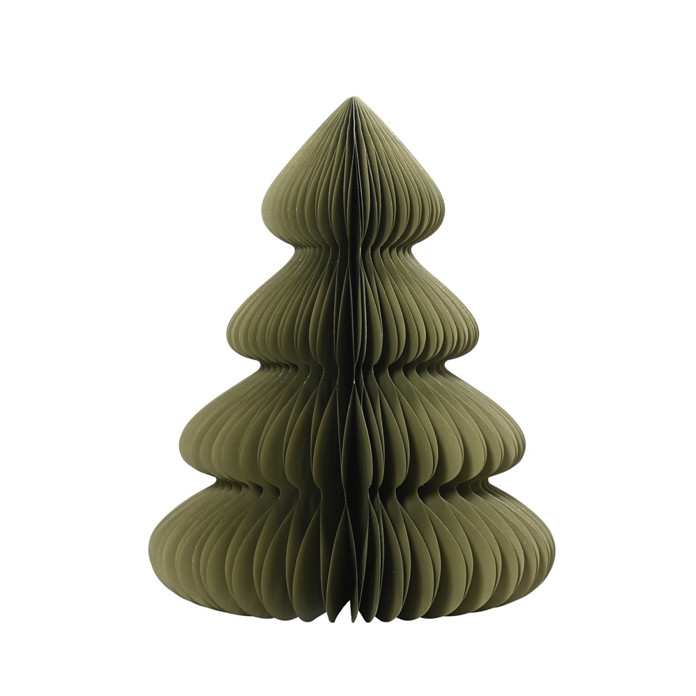 Χριστουγεννιάτικο Δέντρο Διακόσμησης Χάρτινο Πράσινο D.48×H.60cm FSC Decoris 709305 - 