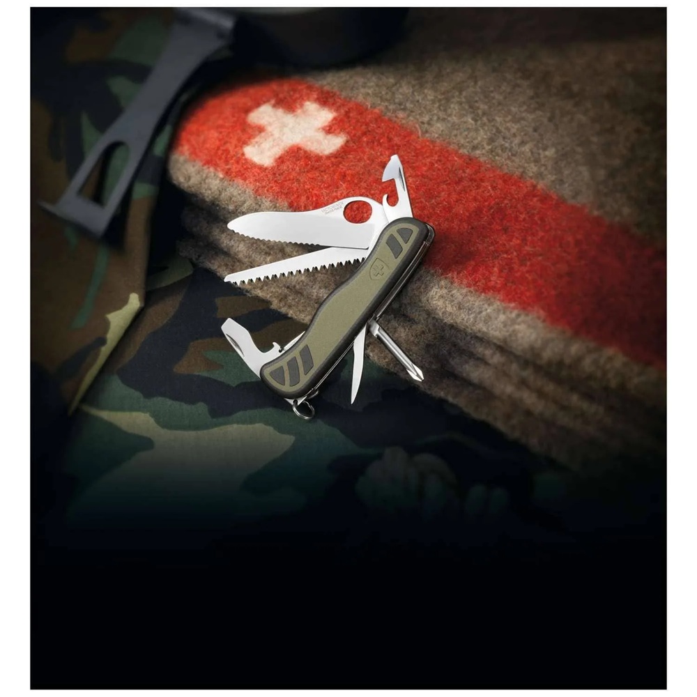 Ελβετικός Σουγιάς Swiss Soldier’s Knife 08 111 mm 10 Λειτουργίες Χακί Victorinox 0.8461.MWCHB1 - 3