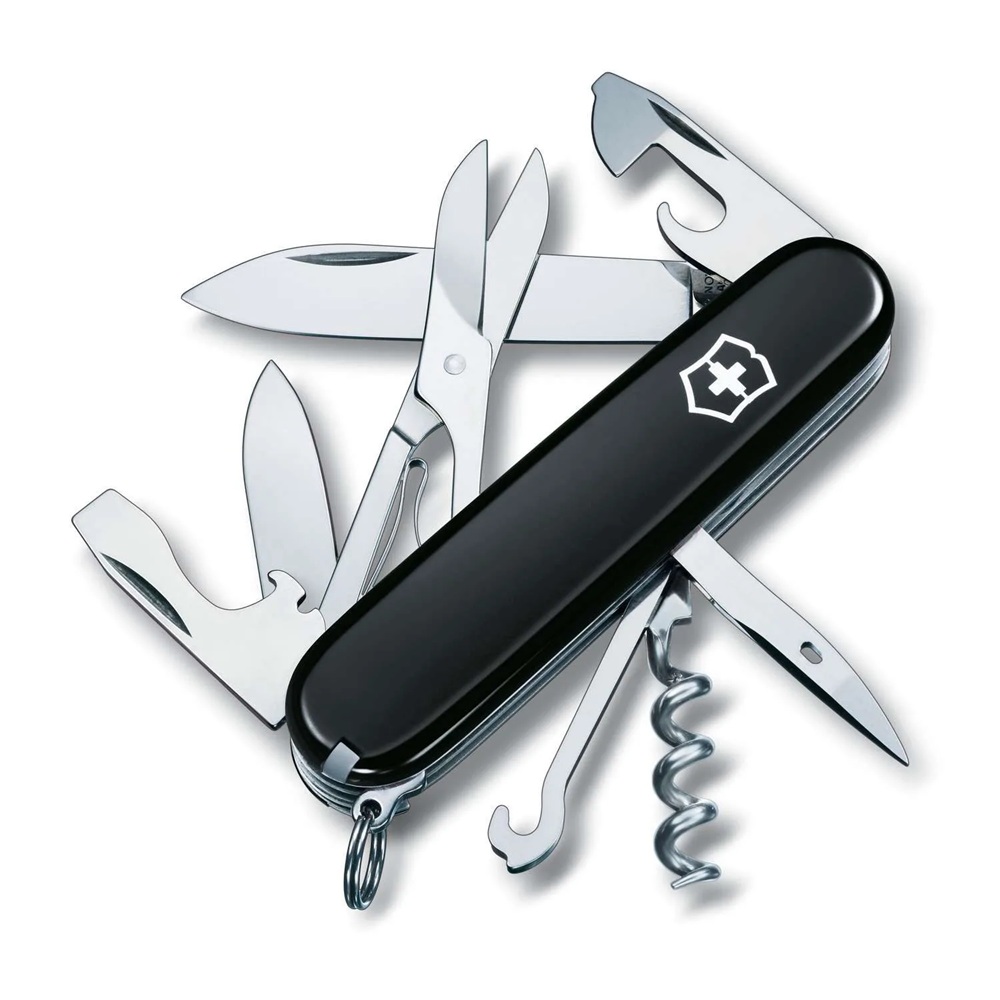 Ελβετικός Σουγιάς Climber 91 mm 14 Λειτουργίες Μαύρος Victorinox 1.3703.3B1 - 