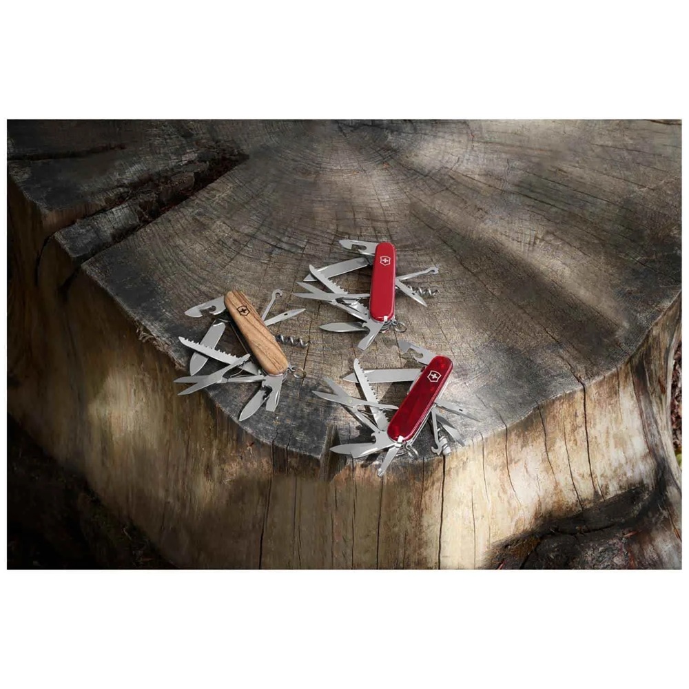 Ελβετικός Σουγιάς Huntsman Wood 91 mm 13 Λειτουργίες Ξύλο Καρυδιάς Victorinox 1.3711.63B1 - 2