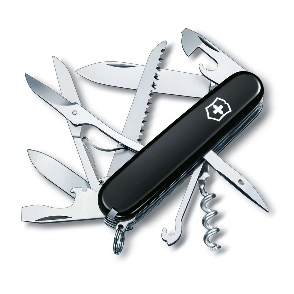 Ελβετικός Σουγιάς Huntsman 91 mm 15 Λειτουργίες Μαύρος Victorinox 1.3713.3B1 - 