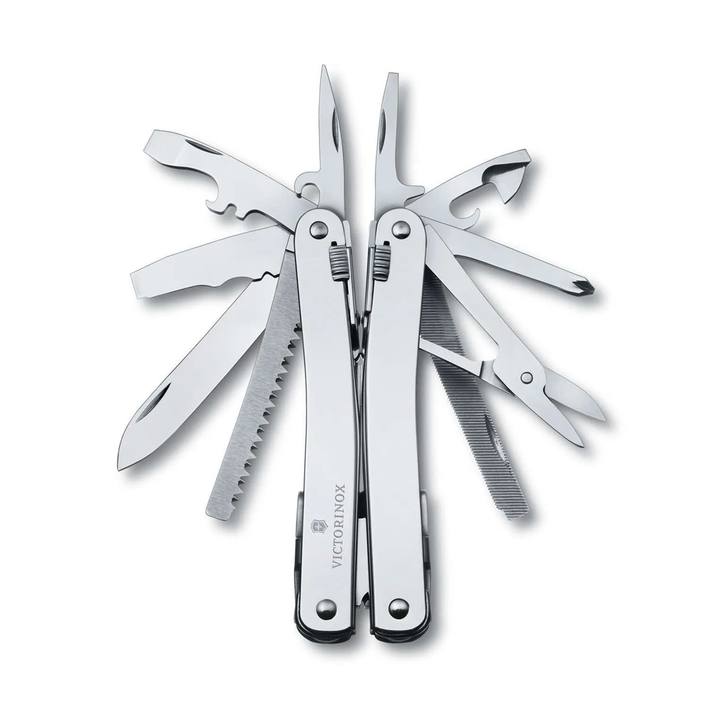 Πολυεργαλείο Stainless Steel 105 mm 24 Λειτουργίες Ασημί Swiss Tool Spirit X Victorinox 3.0224.LB1 - 2