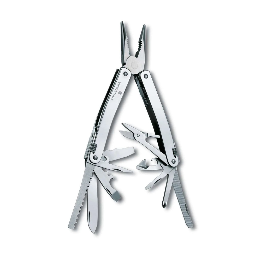 Πολυεργαλείο Stainless Steel 105 mm 24 Λειτουργίες Ασημί Swiss Tool Spirit X Victorinox 3.0224.LB1 - 4