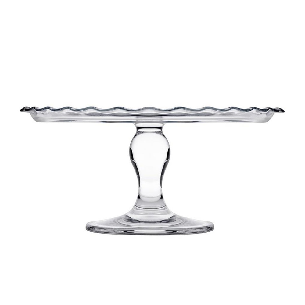 Πιατέλα Γλυκών Γυάλινη με Πόδι Ø26,4x12,1cm Petite Patisserie Pasabahce SP96953 - 