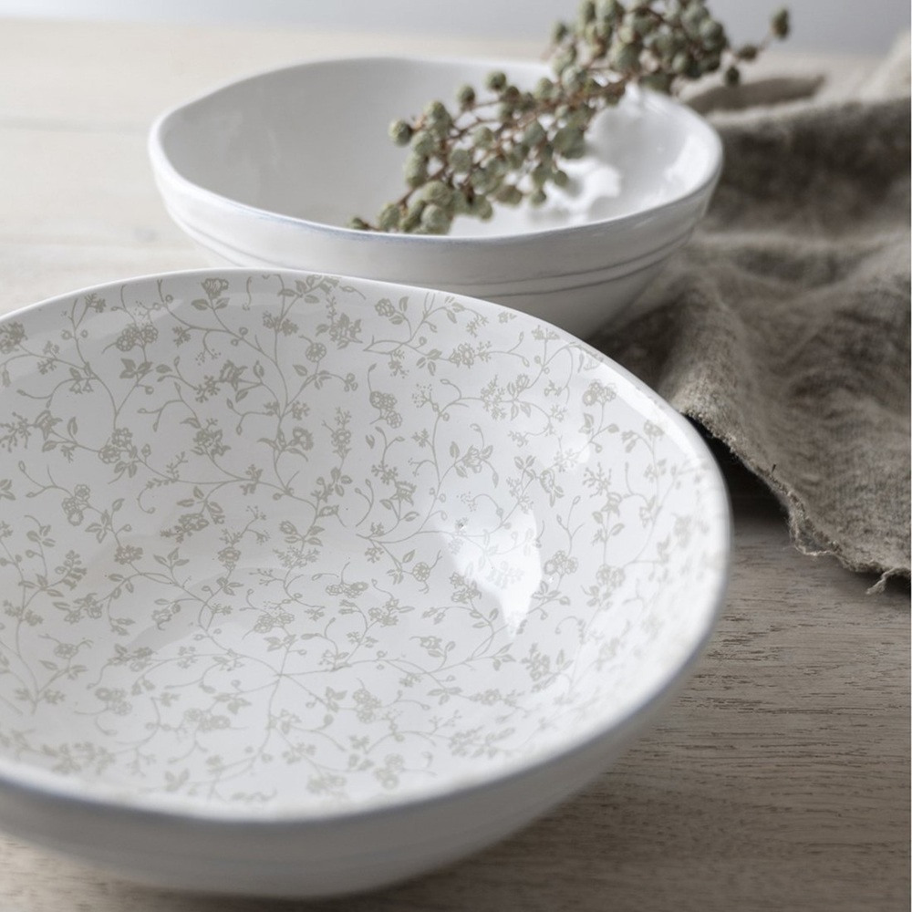 Σετ Μπολ Earthenware 16 εκ. Λευκό Giftbox Artisan Collectables Laura Ashley LA183232 - 2