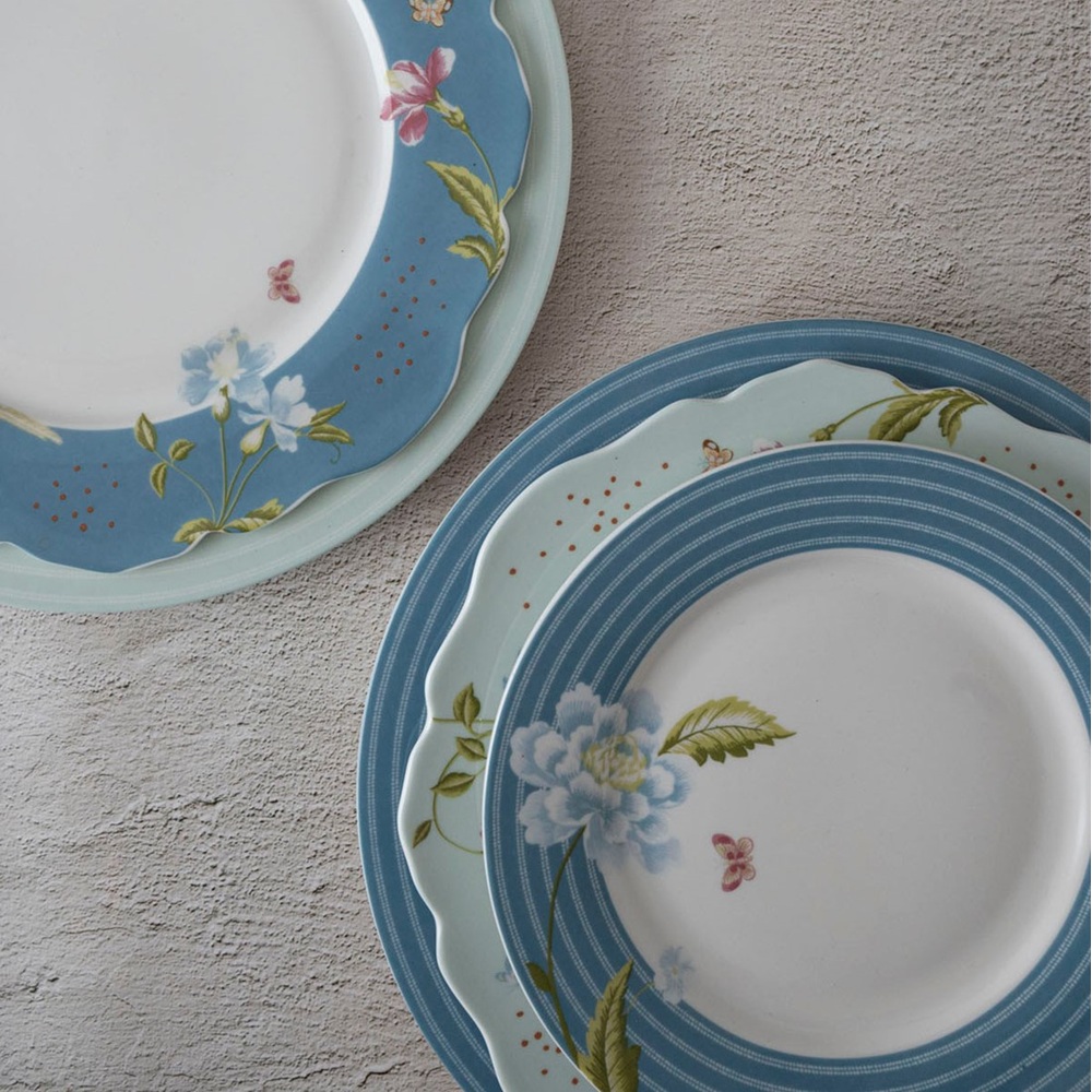 Πιάτο Ρηχό Πορσελάνης 26 εκ. Heritage Seaspray Candy Laura Ashley – LA180456 - 3