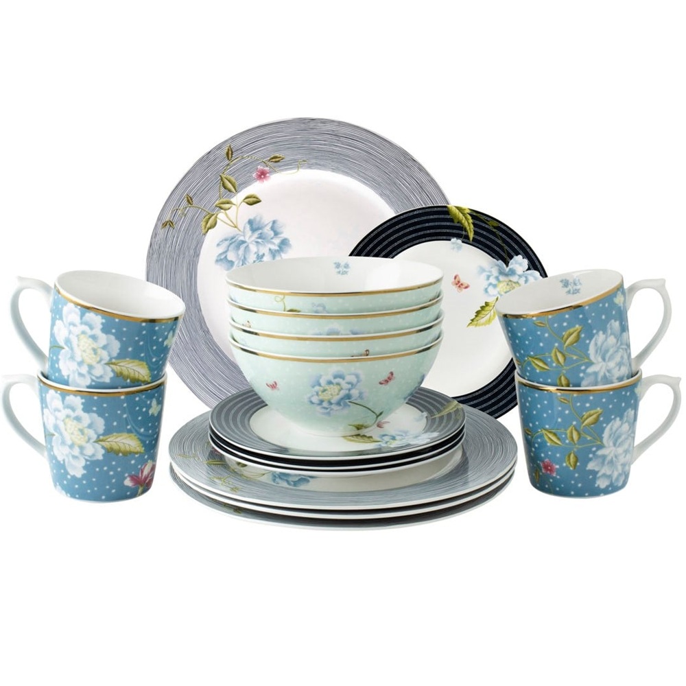 Σετ Φαγητού Πορσελάνη 16 Τεμ. Πολύχρωμο Giftbox Heritage Laura Ashley LA182781 - 