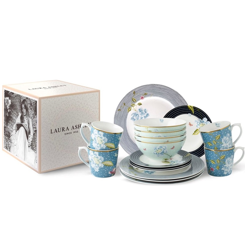Σετ Φαγητού Πορσελάνη 16 Τεμ. Πολύχρωμο Giftbox Heritage Laura Ashley LA182781 - 2