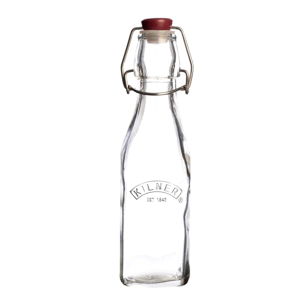Μπουκάλι Γυάλινο Τετράγωνο με Κλιπ 0,25 L Kilner 0025.470 - 