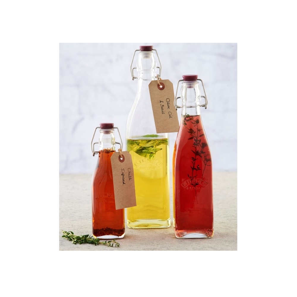 Μπουκάλι Γυάλινο Τετράγωνο με Κλιπ 0,25 L Kilner 0025.470 - 2