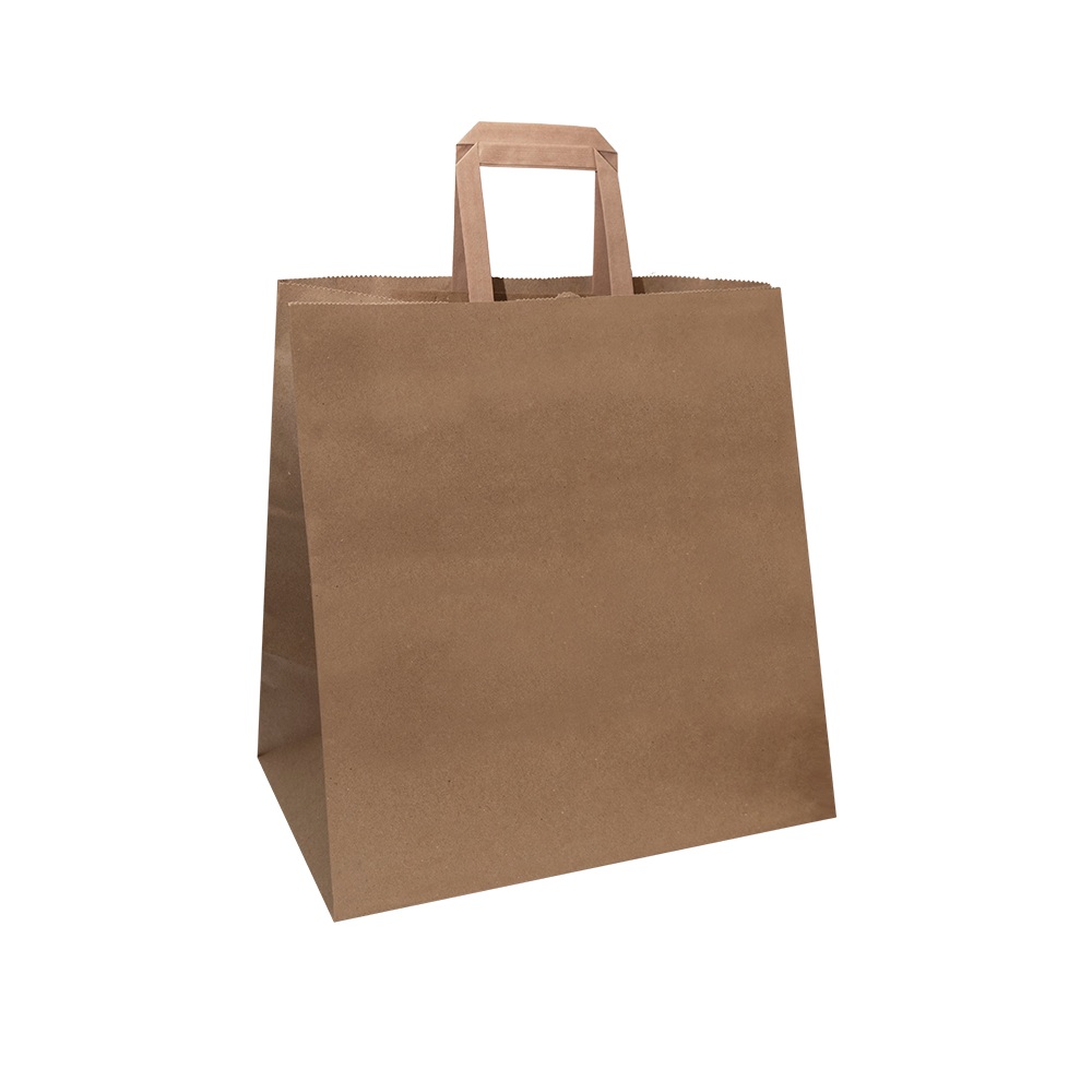Τσάντα Χάρτινη Craft Extra Strong Με Πλακέ Χεράκι 28x17x29cm 250τμχ Tefaco 008946 - 