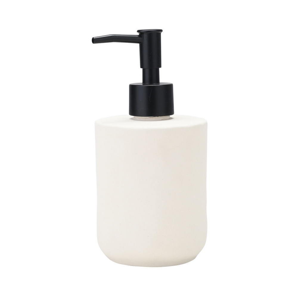 Αντλία Σαπουνιού Κεραμική Λευκή 300ml 7,5x7,5x15cm Estia Ripple 02-29975 - 