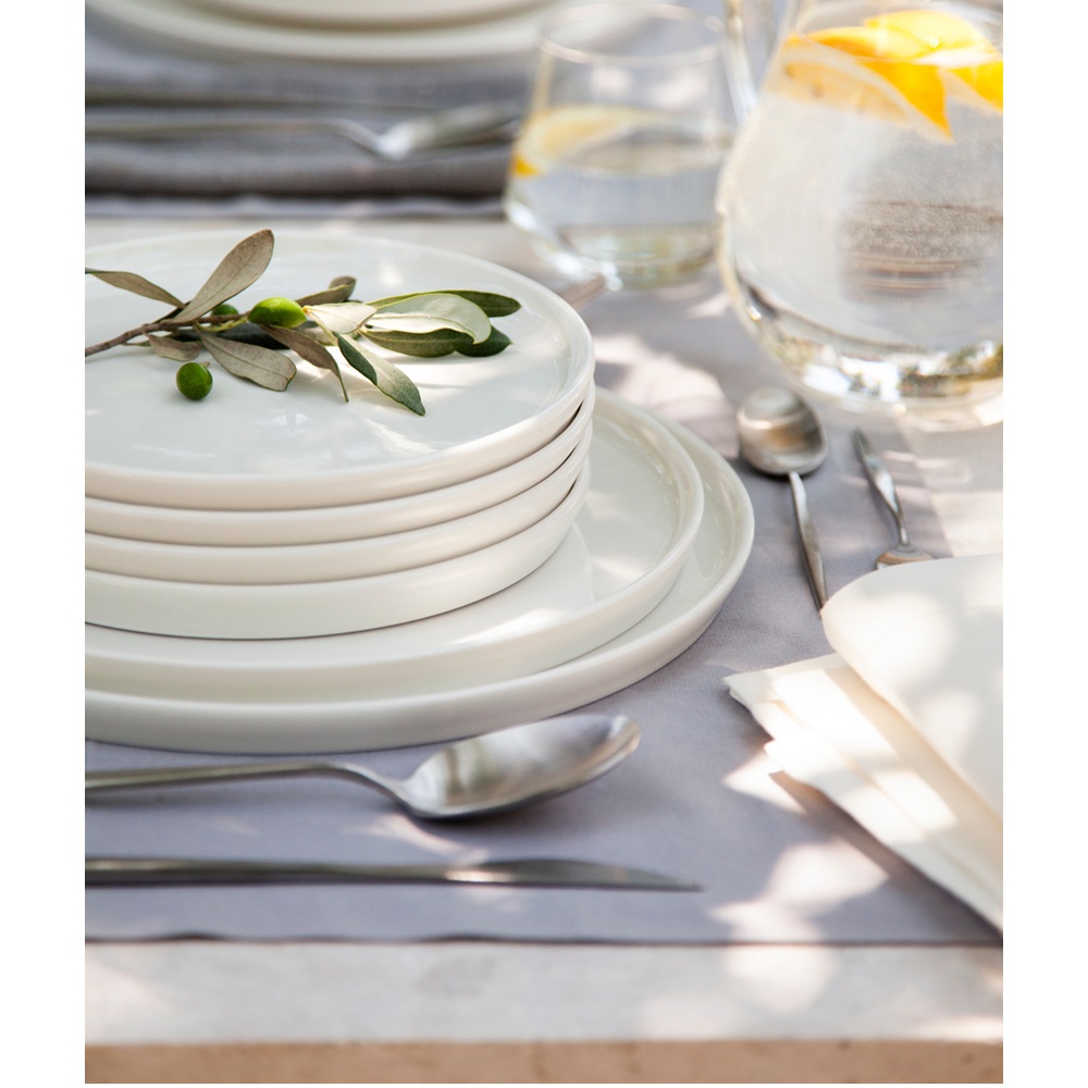 Πιάτο Ρηχό Πορσελάνης Off-White Φ28cm Tolo White Collection Ionia 1562001 - 2