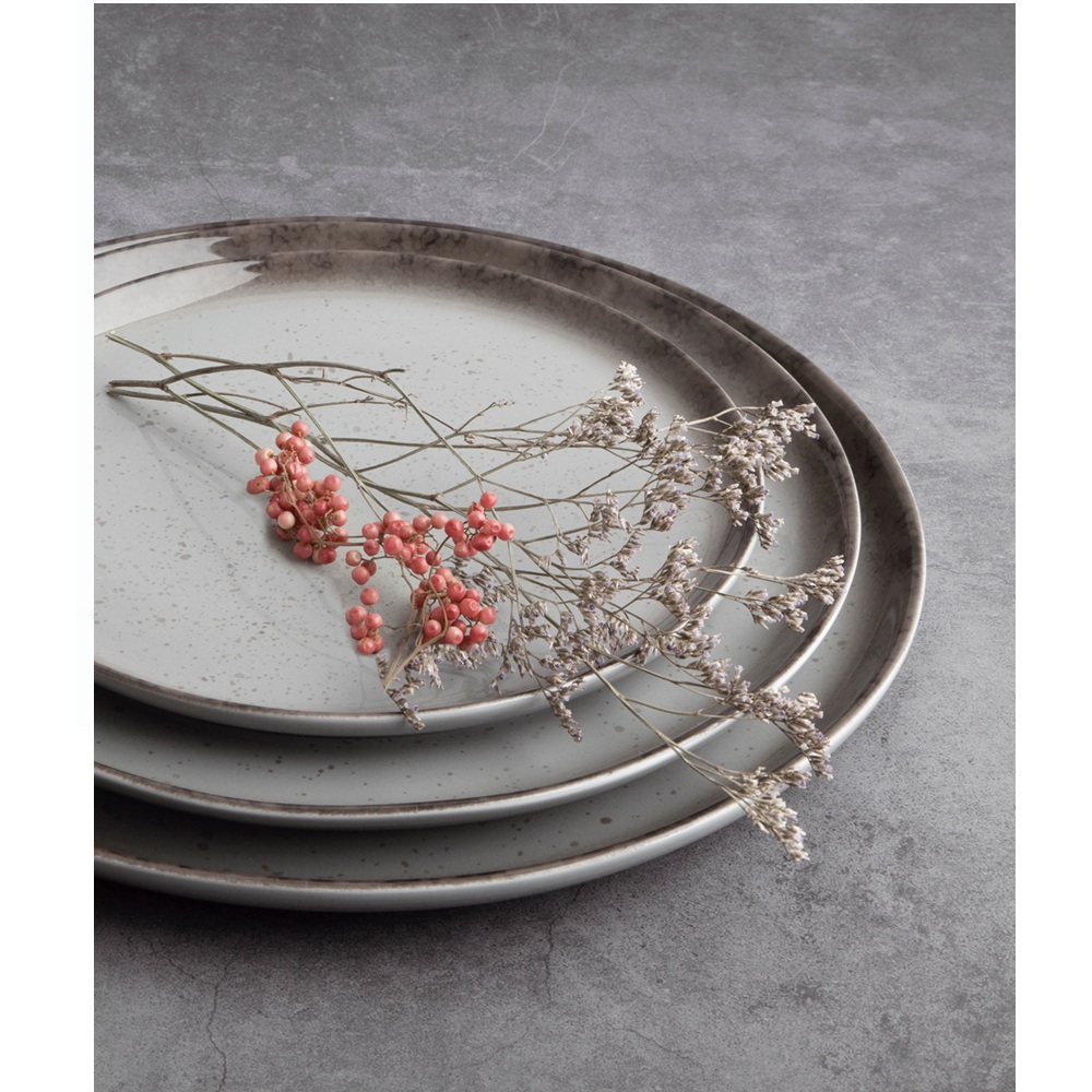 Πιάτο Ρηχό Πορσελάνης Φ27cm Stigmes Basics Ionia 1070112 - 3