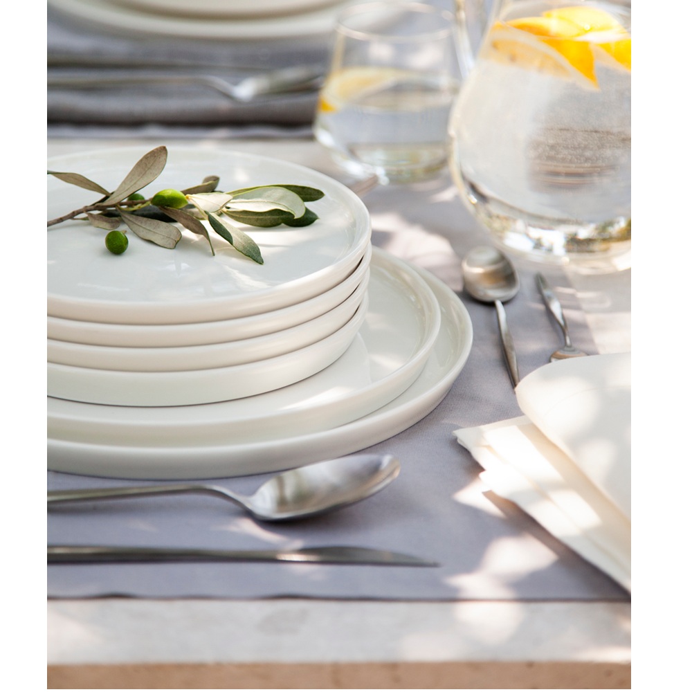 Πιάτο Φρούτου Πορσελάνης Off-White Φ20cm Tolo White Collection Ionia 1562004 - 3