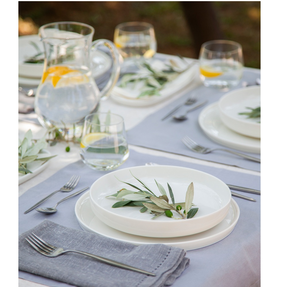 Πιάτο Βαθύ Πορσελάνης Off-White Φ22cm Tolo White Collection Ionia 1562005 - 3