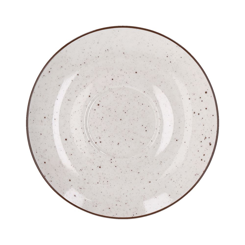 Σετ 6 Φλιτζάνια Καφέ με Πιατάκι 200cc New Bone China Beige Naive Tognana NN685026215 - 3