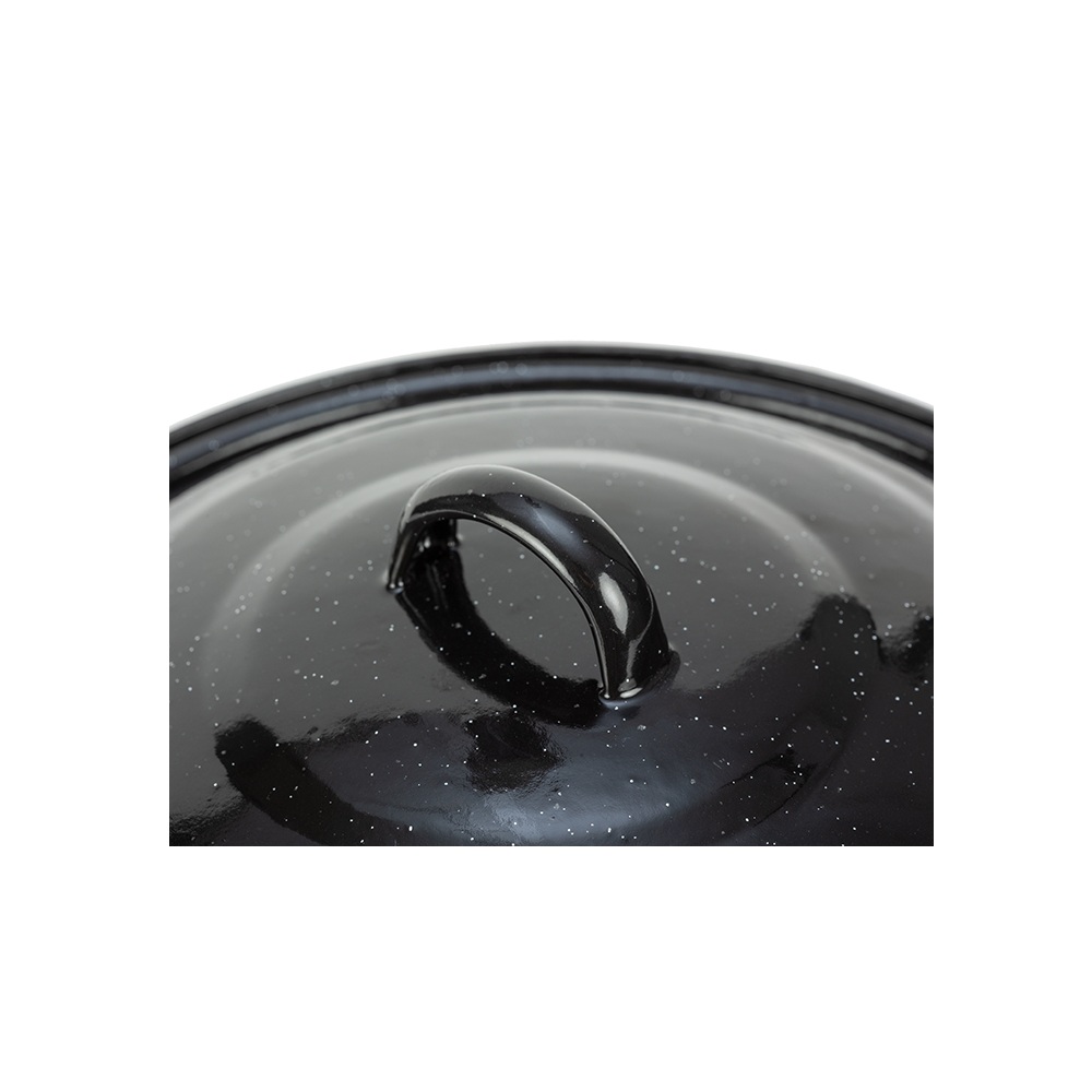 Σκεύος Σερβιρίσματος Εμαγιέ με Καπάκι 28cm 4,7lt NAVA BBQ Guru 10-053-008 - 4