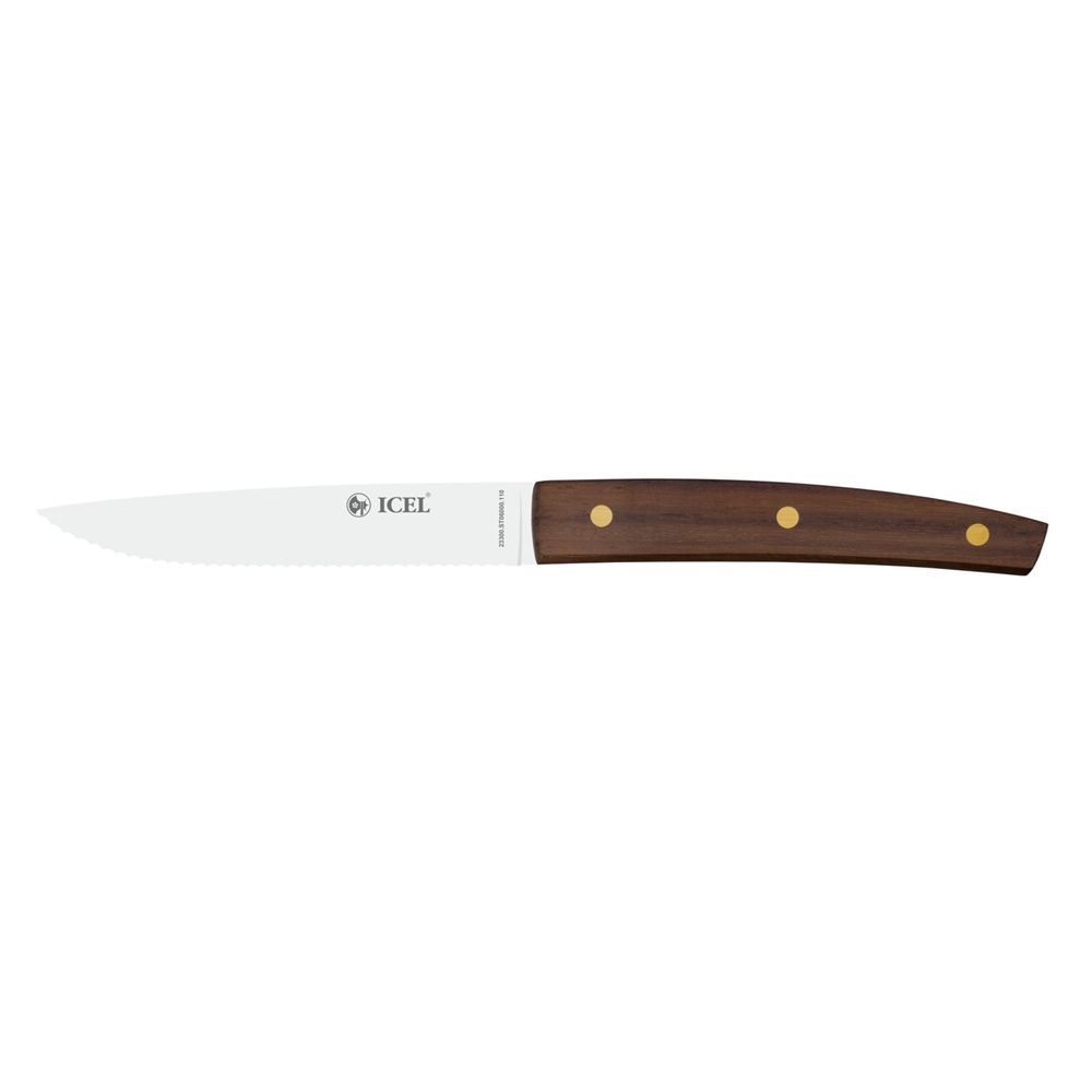 Μαχαίρι Steak Ανοξείδωτο X50CrMoV15 Με Ξύλινη Λαβή Rosewood 11cm Icel Table Selection 23300.ST06000.110 - 