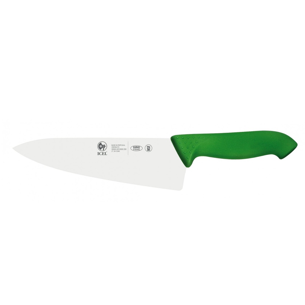 Μαχαίρι Σεφ Ανοξείδωτο X50CrMoV15 20cm Με Πράσινη Λαβή Icel Horeca Prime 28500.HR10000.200 - 