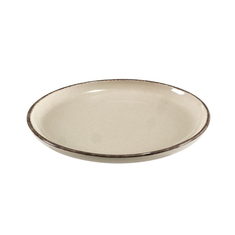 Πιάτο Ρηχό Stoneware Cream 32×2,8 cm TRENDS Tuscany ATA154K6 - 