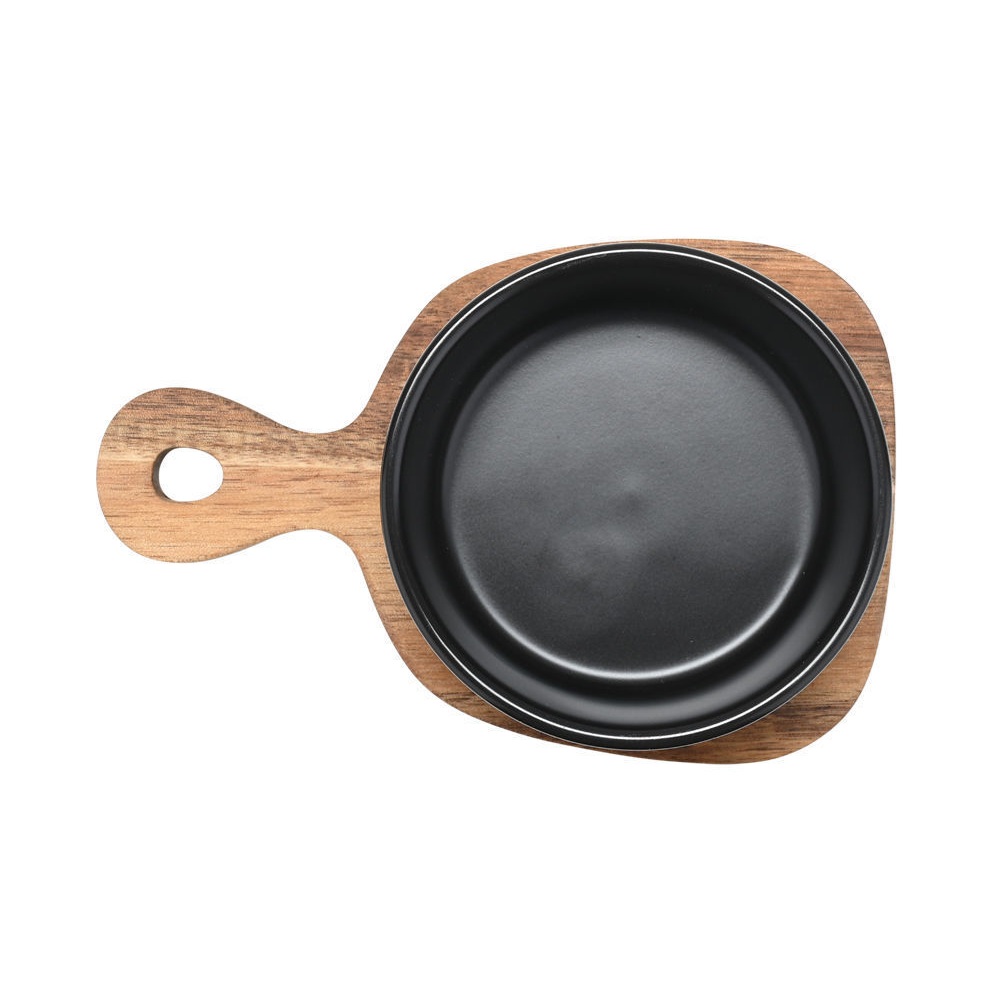 Δίσκος Σερβιρίσματος Ξύλο Ακακίας με Κεραμικό Μπολ και Κουτάλι Estia Allure 01-30896 - 3