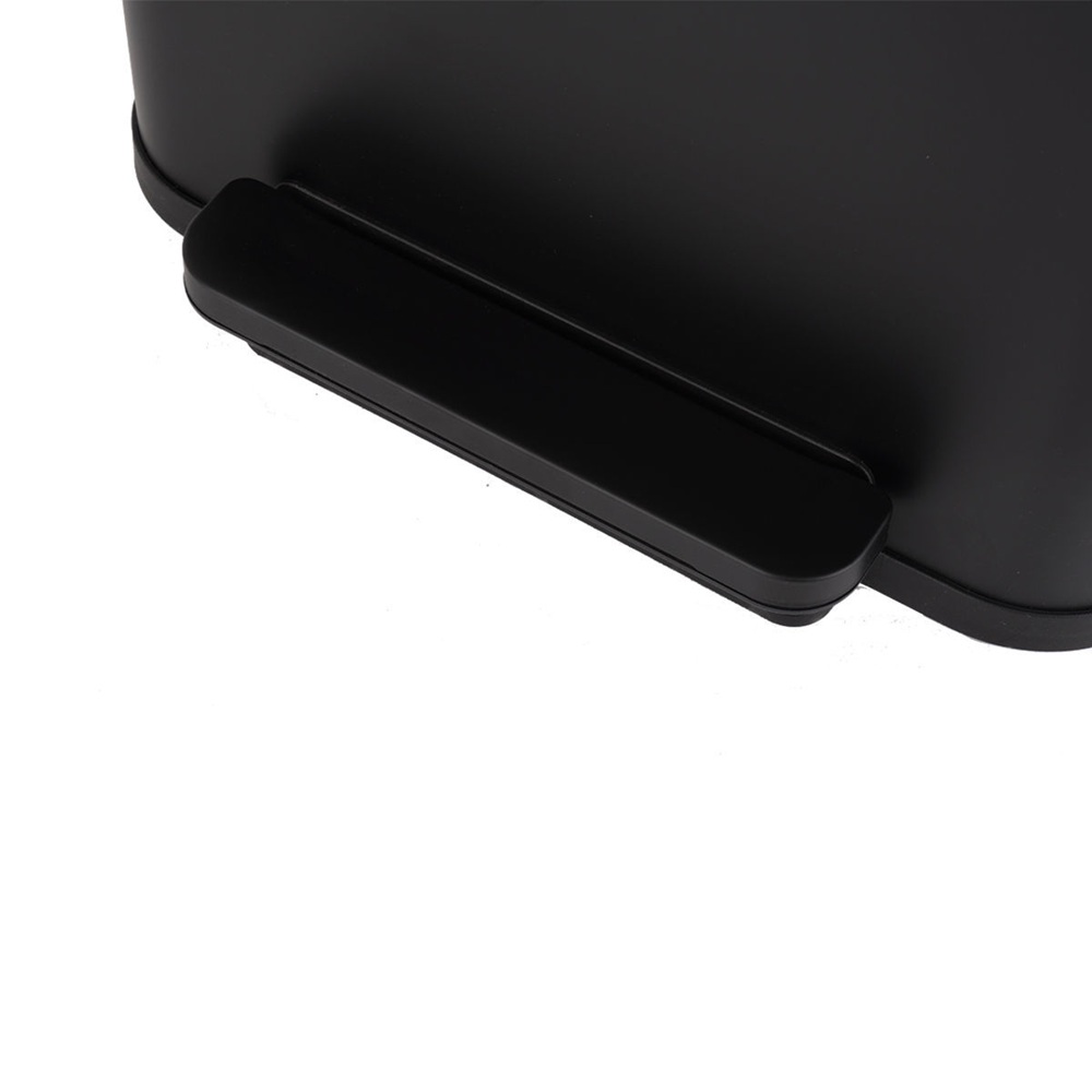 Κάδος Απορριμμάτων Ανοξείδωτο Ατσάλι 50lt Soft Close Ματ Μαύρος Estia Flatop 01-31978 - 3