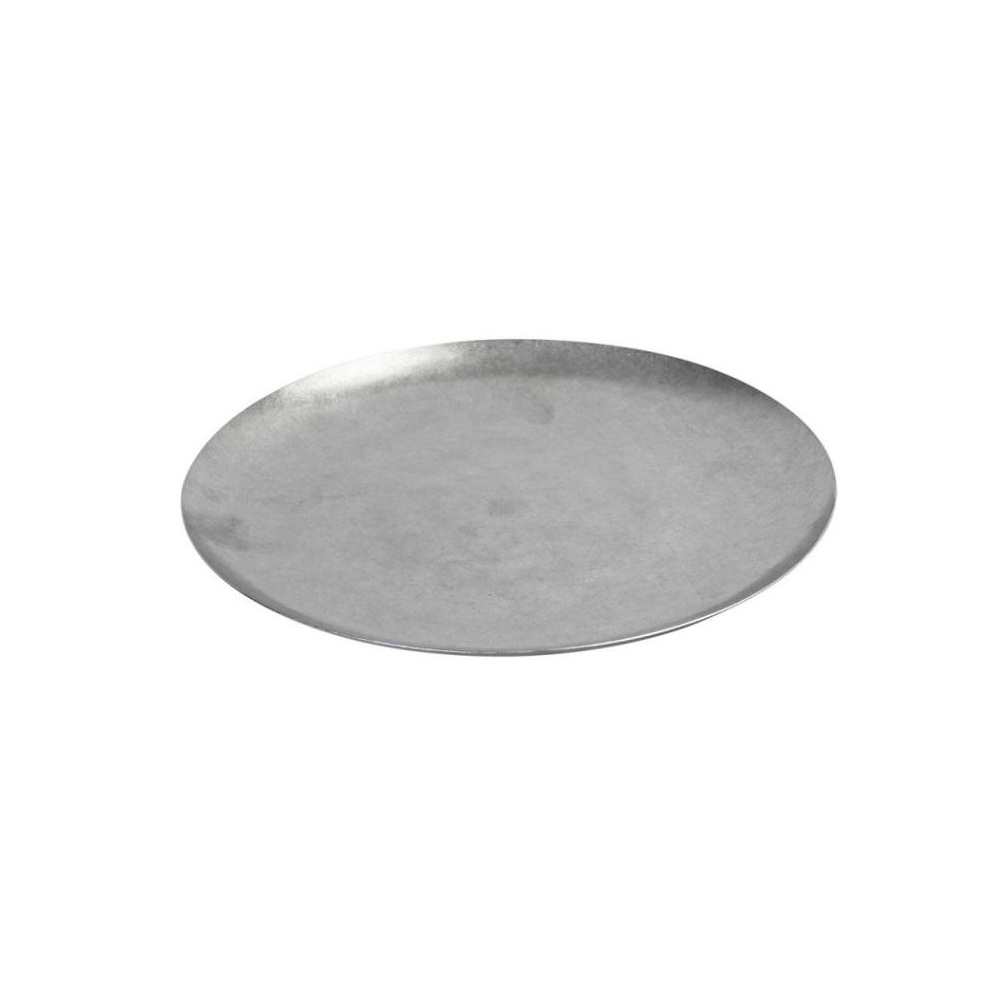 Πιάτο Ρηχό Στρογγυλό Ανοξείδωτο 18/10 PVD Snow Grey 19x19 cm ESPIEL FEV112 - 