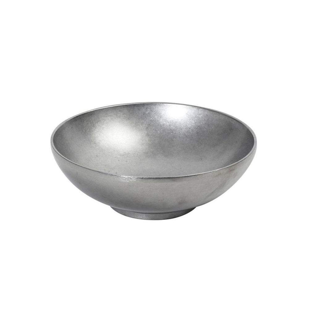 Πιάτο Βαθύ Διπλότοιχο Ανοξείδωτο 18/10 Snow Grey 20x20cm ESPIEL SNOW FEV119 - 