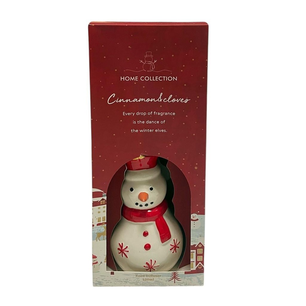Αρωματικό Χώρου Κεραμικό Snowman Cinnamon & Cloves 100ml ESPIEL FRS217K6 - 