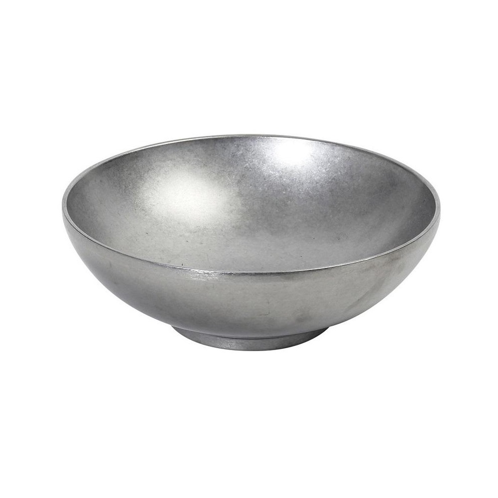 Πιάτο Βαθύ Διπλότοιχο Ανοξείδωτο 18/10 Snow Grey 22x22cm ESPIEL SNOW FEV120 - 