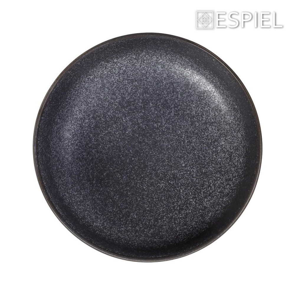 Πιάτο Βαθύ Stoneware Grey 17,5x4,5cm ESPIEL ETNA FRL104K4 - 2
