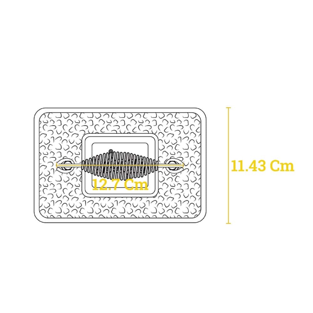 Πρέσα Grill Μαντεμένια Seasoned 17,15×11,43cm Lodge LGP3 - 3