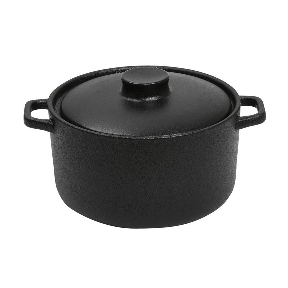 Κατσαρόλα Stoneware Μαύρη LAVA 2500ml Ø21x12cm ESPIEL NOL101 - 