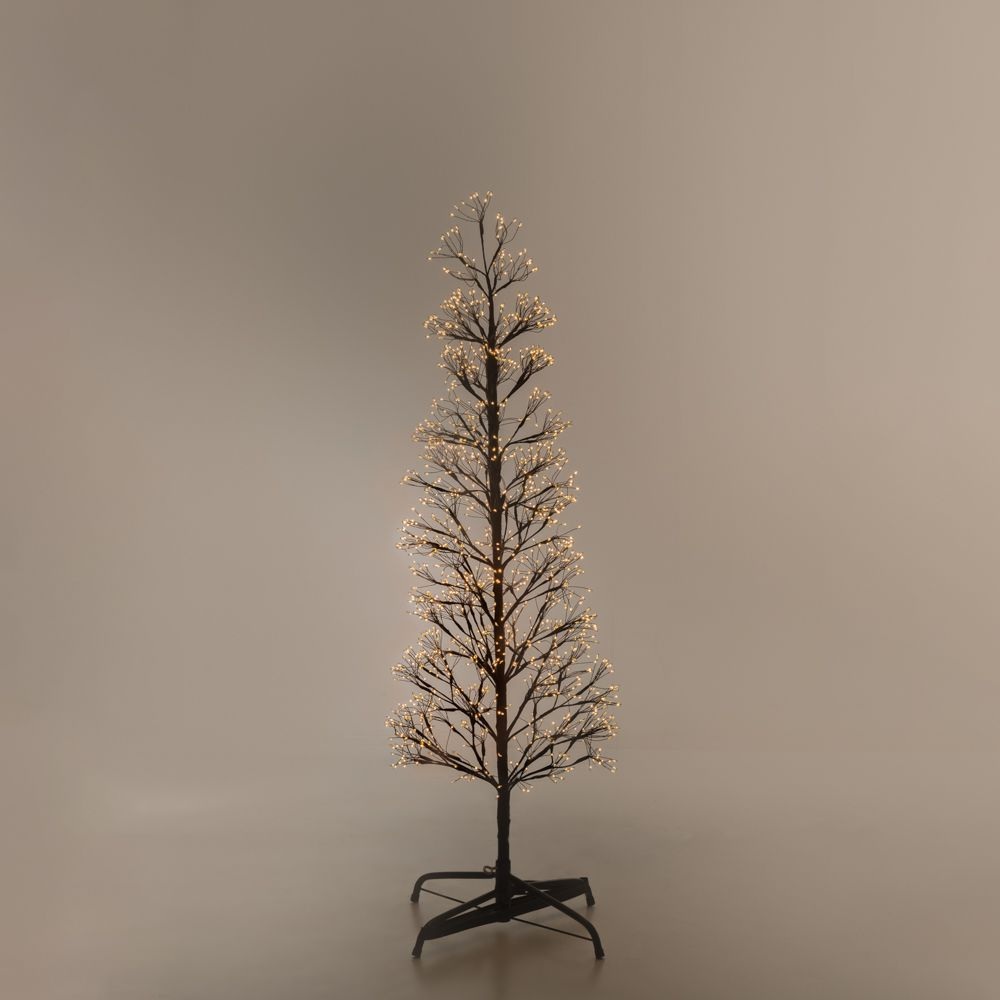 Φωτιζόμενο Δέντρο LED Θερμό Λευκό 120 εκ με Μαύρη Μεταλλική Βάση Φ35 εκ Ai Decoration 87023 - 2