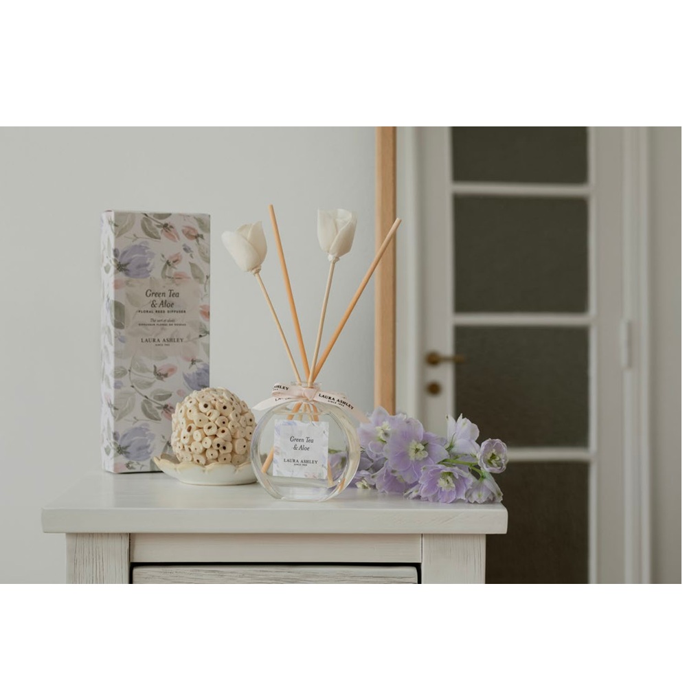 Αρωματικός Διαχυτής Reed Diffuser Green Tea & Aloe 100ml Laura Ashley A2412 - 2
