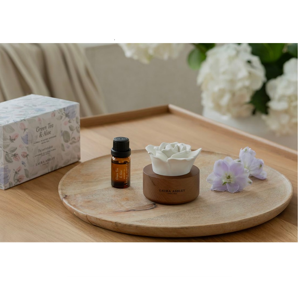 Αρωματικός Διαχυτής Χώρου Scented Flower Green Tea & Aloe 10ml Laura Ashley A2392 - 2