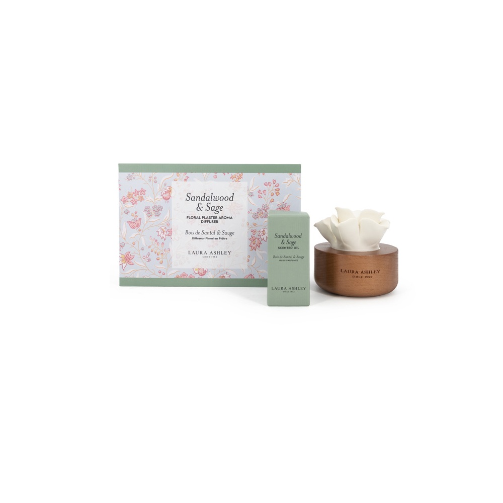 Αρωματικός Διαχυτής Χώρου Scented Flower Sandalwood & Sage 10ml Laura Ashley A2390 - 