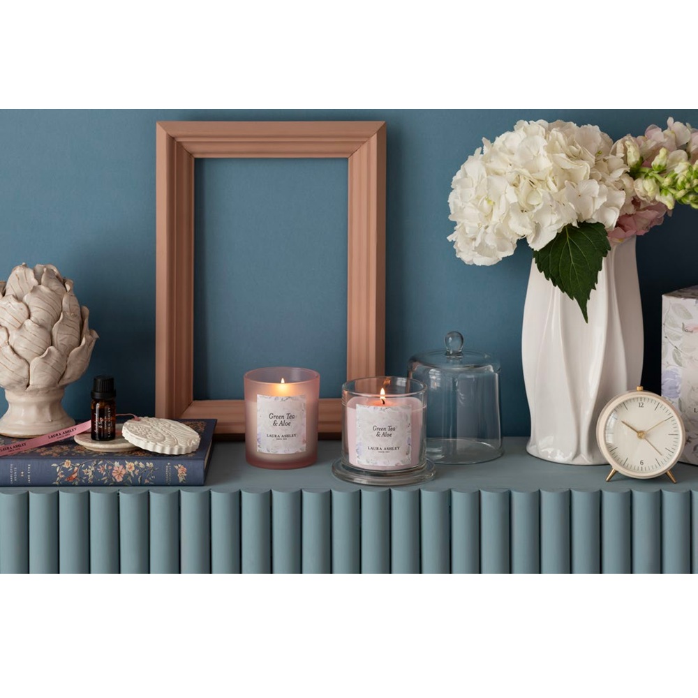Γύψινο Αρωματικό Χώρου με Αιθέριο Έλαιο Green Tea & Aloe 200g Laura Ashley A2572 - 2