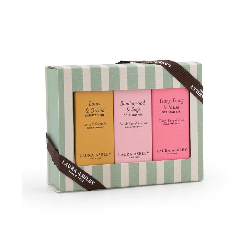 Αιθέρια Έλαια Σετ 3 τεμ. Αρωματικά 10 ml Laura Ashley A2402 - 