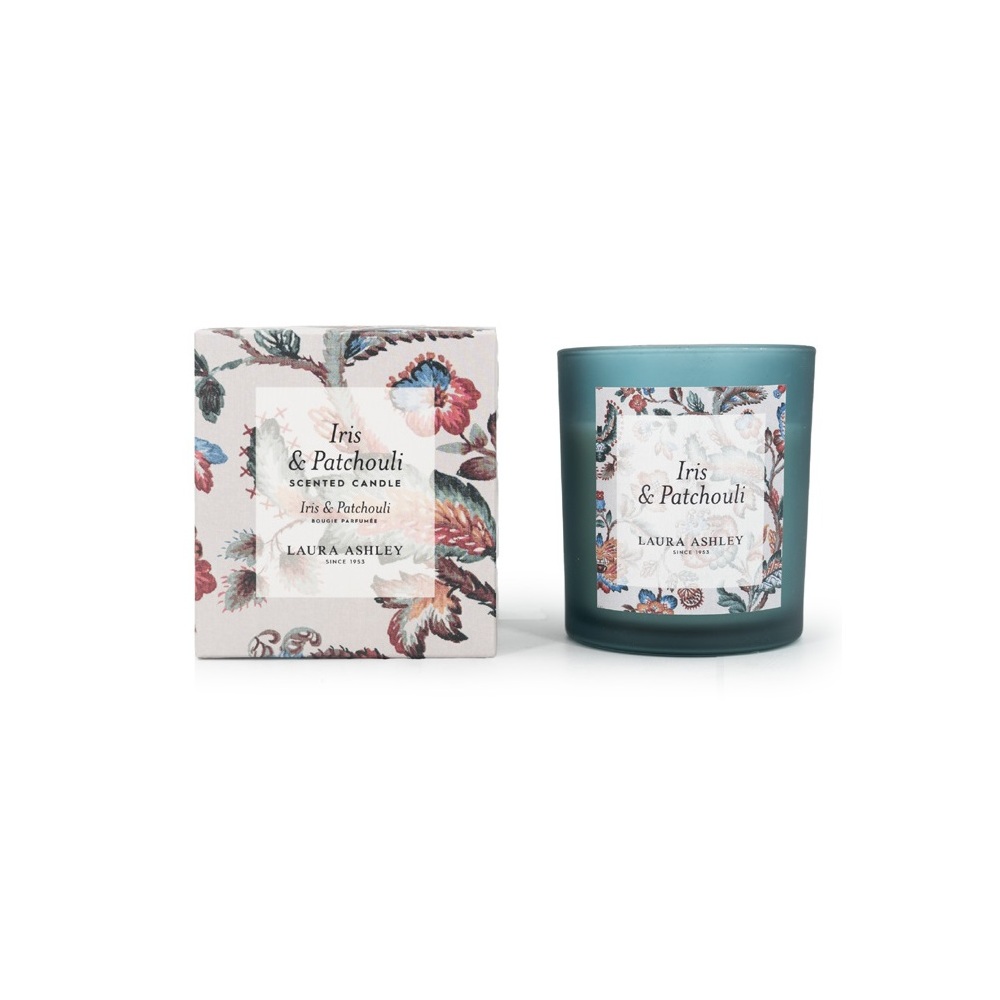 Κερί Αρωματικό Σόγιας Iris & Patchouli 200 gr Laura Ashley A2425 - 