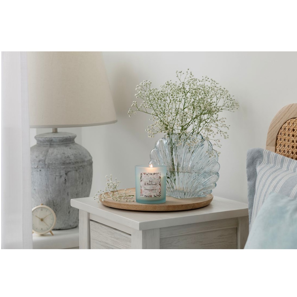 Κερί Αρωματικό Σόγιας Iris & Patchouli 200 gr Laura Ashley A2425 - 2