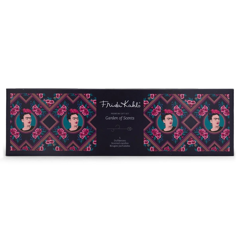 Σετ Αρωματικών Κεριών Σόγιας 5 Τεμ. Gift Set Garden Of Scents Frida Kahlo A2029 - 2