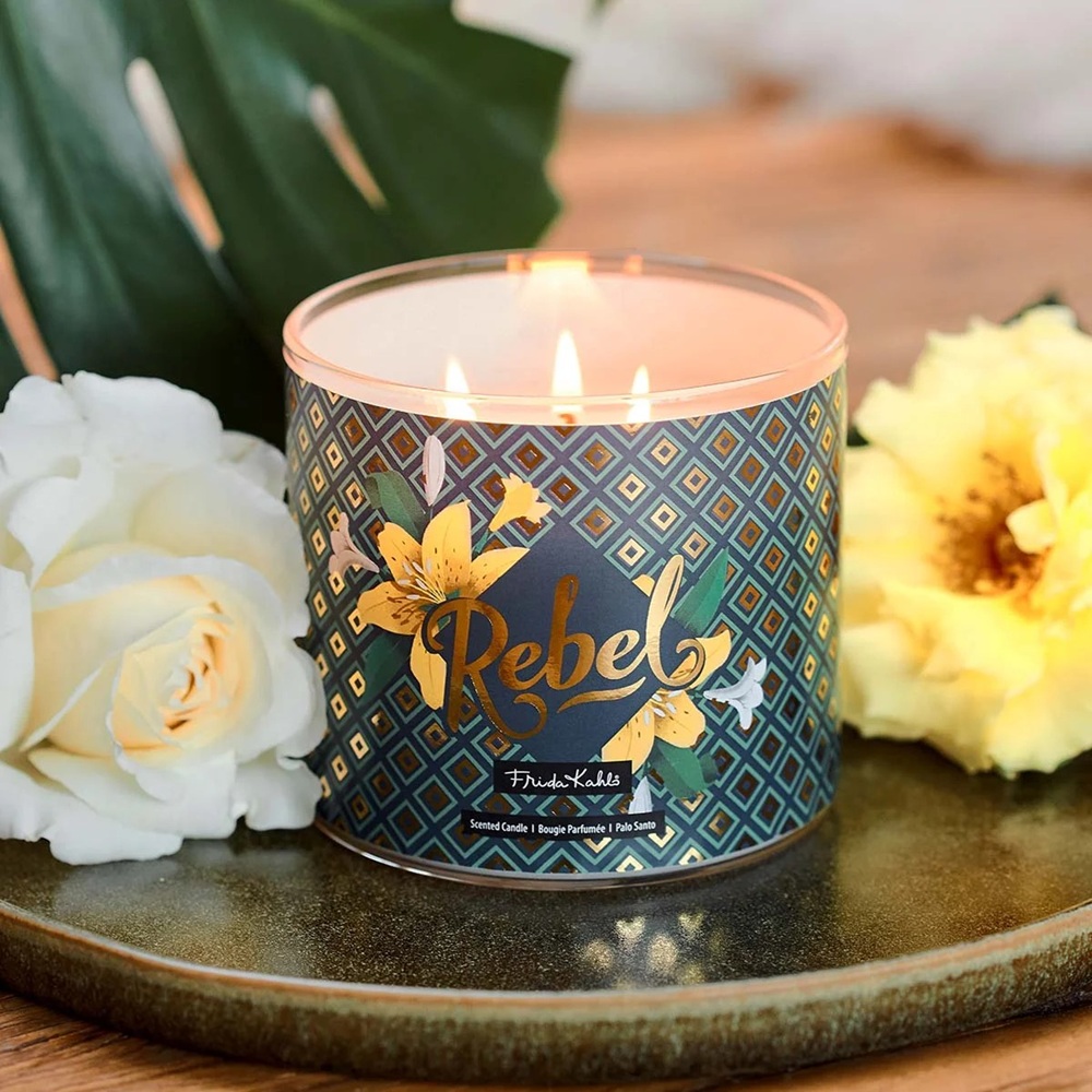 Αρωματικό Κερί Σόγιας Wick 400 gr Rebel Frida Kahlo A2234 - 2