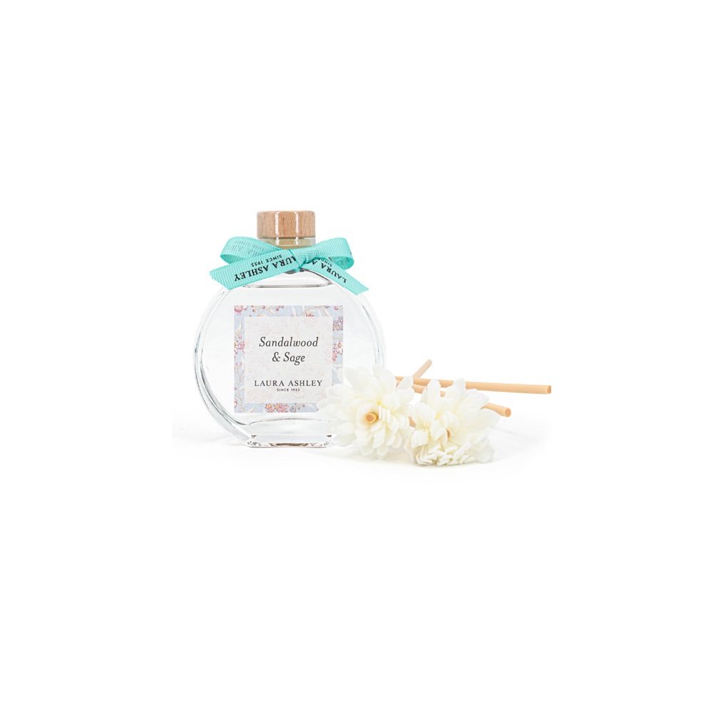 Αρωματικός Διαχυτής Χώρου Reed Diffuser 100 ml Sandalwood & Sage Laura Ashley A2410 - 3