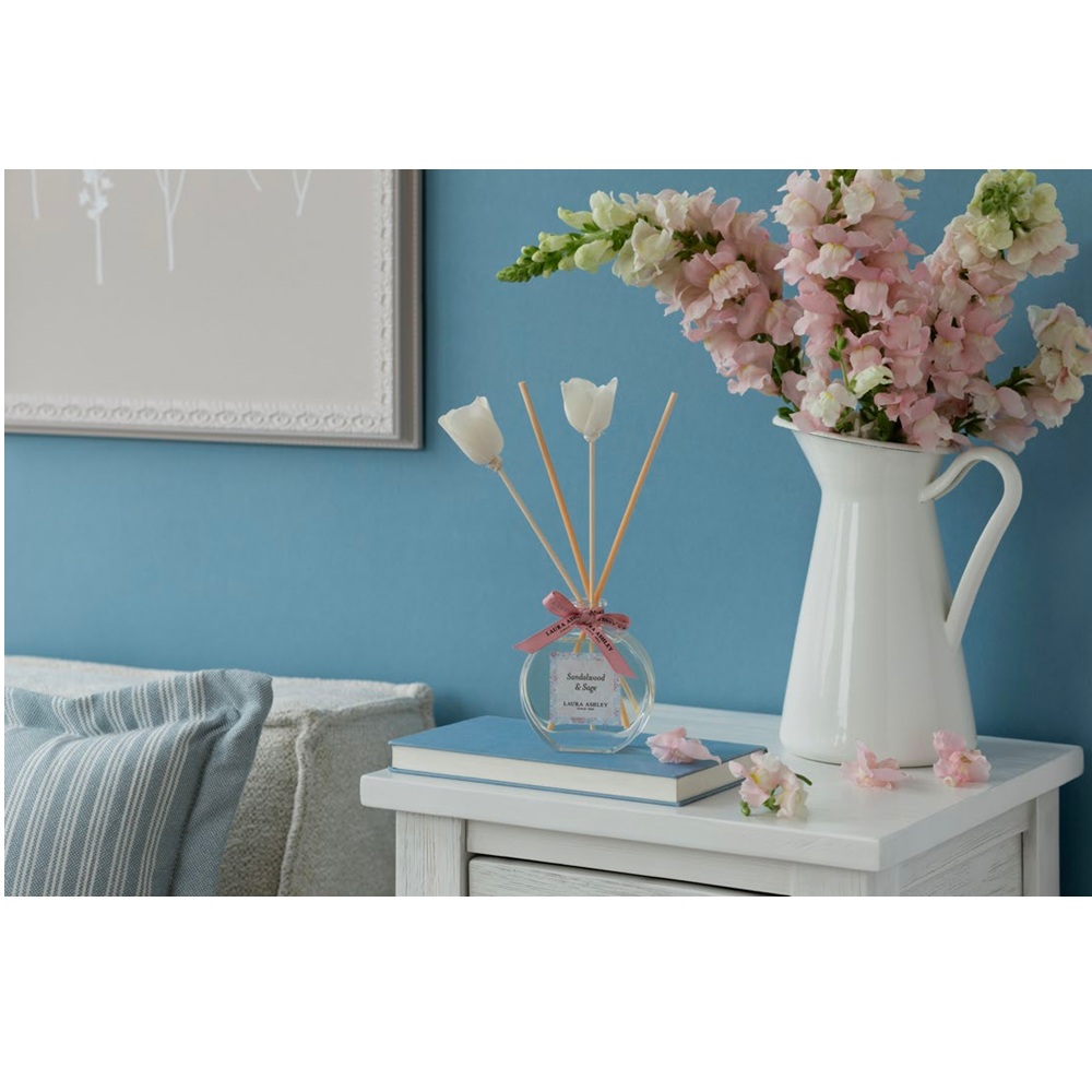 Αρωματικός Διαχυτής Χώρου Reed Diffuser 100 ml Sandalwood & Sage Laura Ashley A2410 - 4