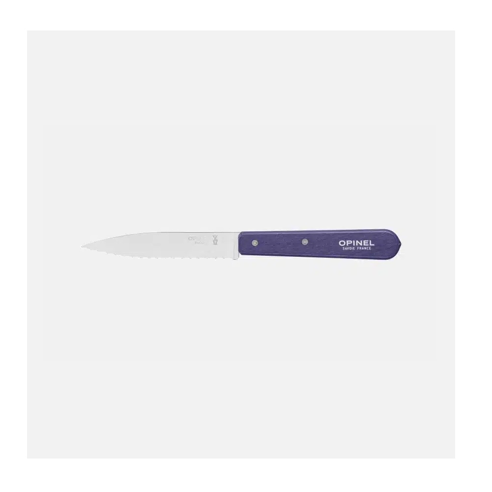 Μαχαίρι Κουζίνας Inox Οδοντωτό 10cm No.113 Paysage Βιολετί Opinel 003120 - 