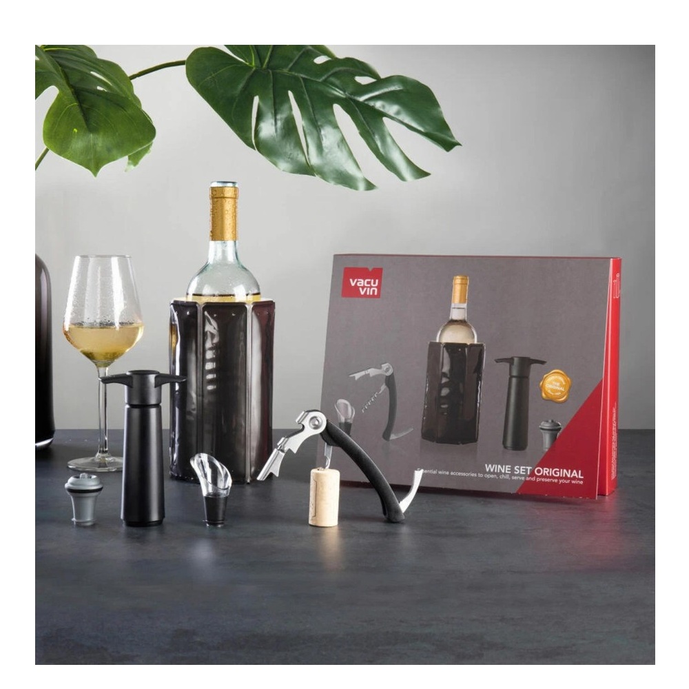Σετ Κρασιού 5 Τεμαχίων Μαύρο Wine Set Original Vacu Vin 121514 - 3