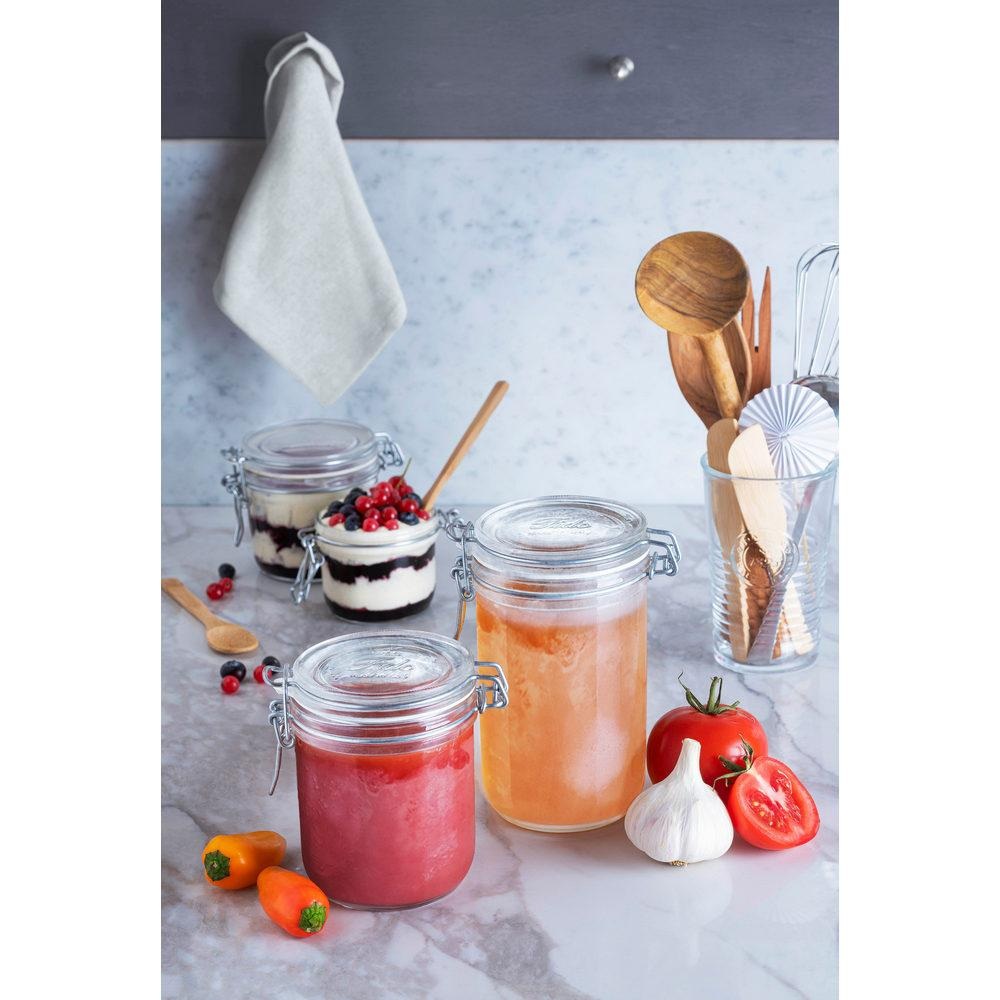 Βάζο Ζύμωσης Γυάλινο Αεροστεγές 1000 ml Fido Bormioli Rocco BR00141378 - 3