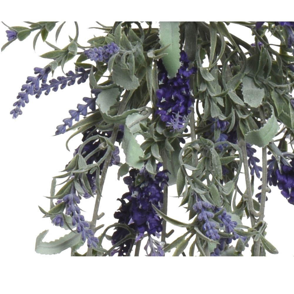 Τεχνητή Κρεμαστή Λεβάντα Πολυεστέρας Σκούρο Μωβ 80εκ Kaemingk 800077-3 - 2